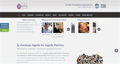Desktop Screenshot of fundacja-jagoda.pl